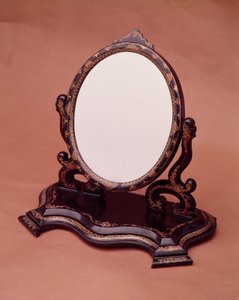 Yaldızlı kartonpiyer ayna, 1890 dolayları